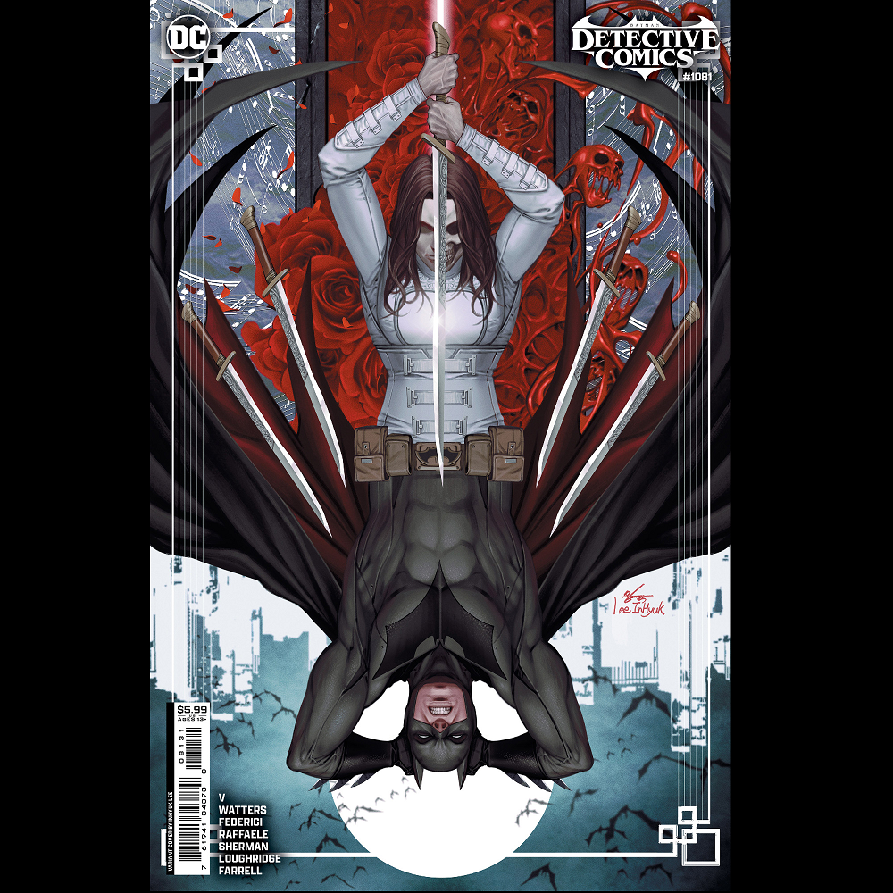 Batman Detective Comics #1081 from DC written by Ram V and Dan Watters with art by Riccardo Federici and Stefano Raffaele and cover art C.