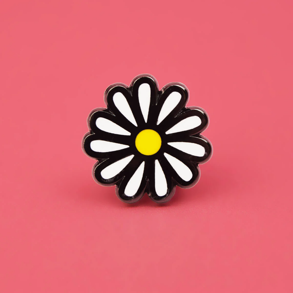 Daisy Enamel Pin Badge