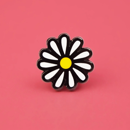 Daisy Enamel Pin Badge