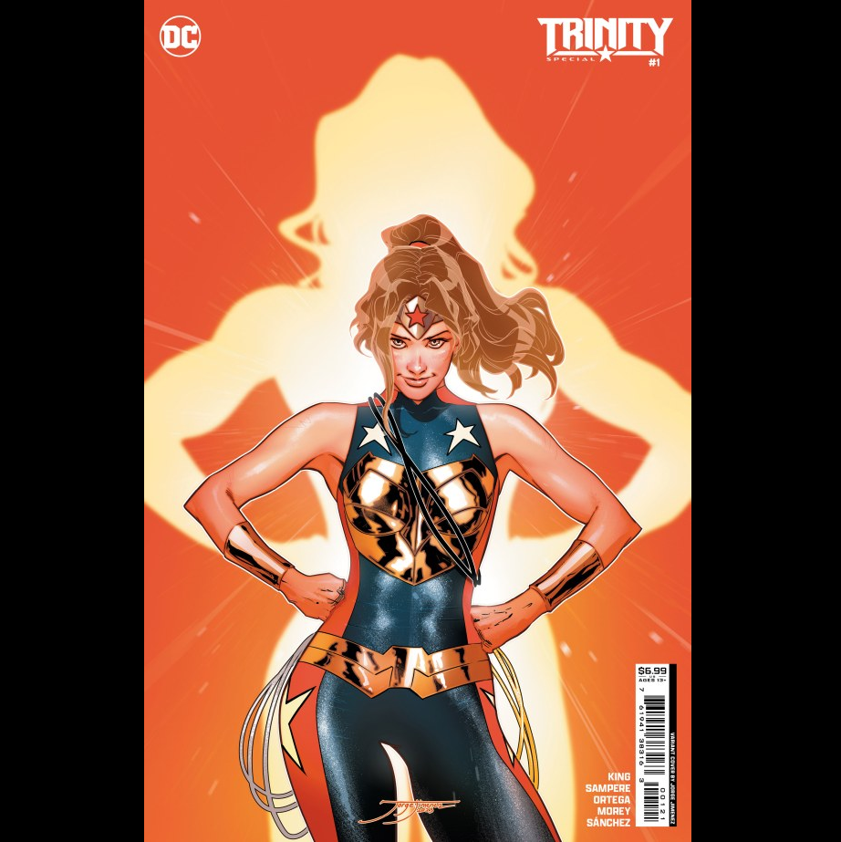 Trinity Special #1 from DC comics written by Tom King with art by Belen Ortega and Daniel Sampere.