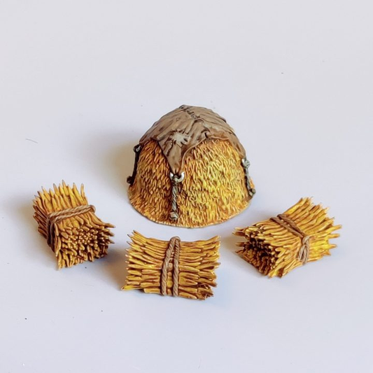 A 28mm scale Hay Bales by Iron G...