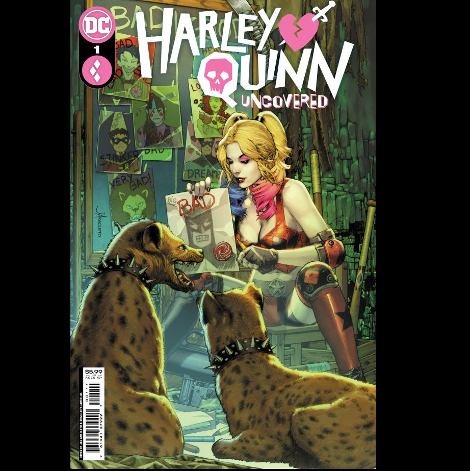 Harley Quinn Uncovered #1 from DC comics. An irreverent look at the amazing variant covers that helped make the Maid of Mischief magnificent! Enjoy an art book of epic proportions featuring some of the hottest creators in the industry! 