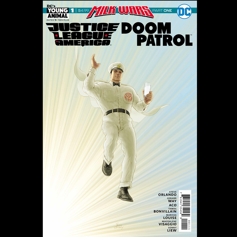 Justice League America Doom Patrol Milk Wars #1 from DC's Young Animal comic.