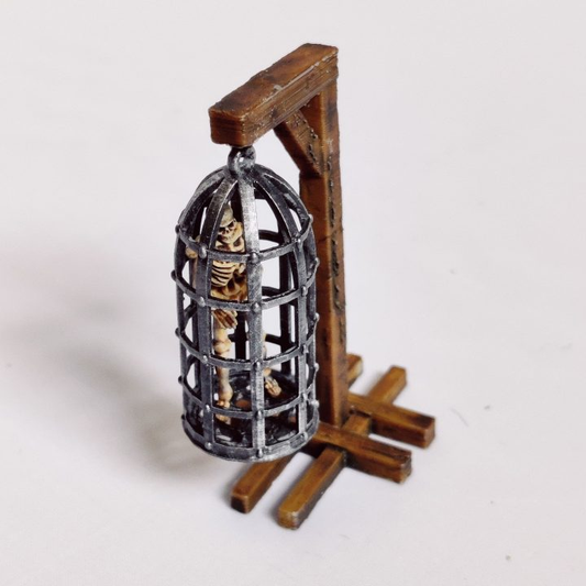 A 28mm scale large Torture Cage ...