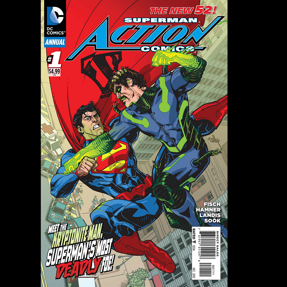 Action Comics Annual #1 by DC comics written by Sholly Fisch with art by Cully Hamner.