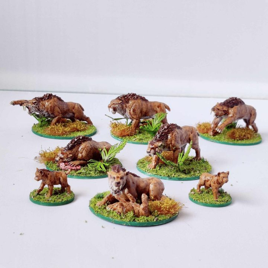 Smilodons by Iron Gate Scenery f...