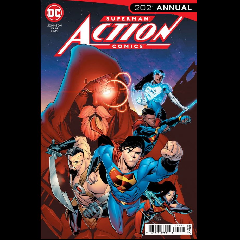 Action Comics 2021 Annual from DC comics written by Phillip K Johnson with art by Siya Oum and Scott Godlewski. 