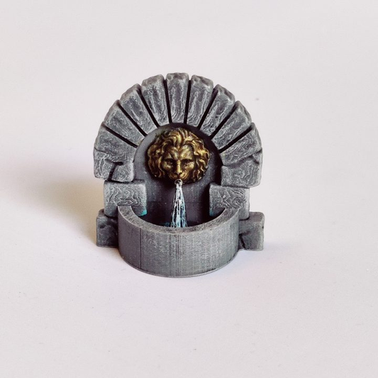 A 28mm scale Drinking Fountain b...