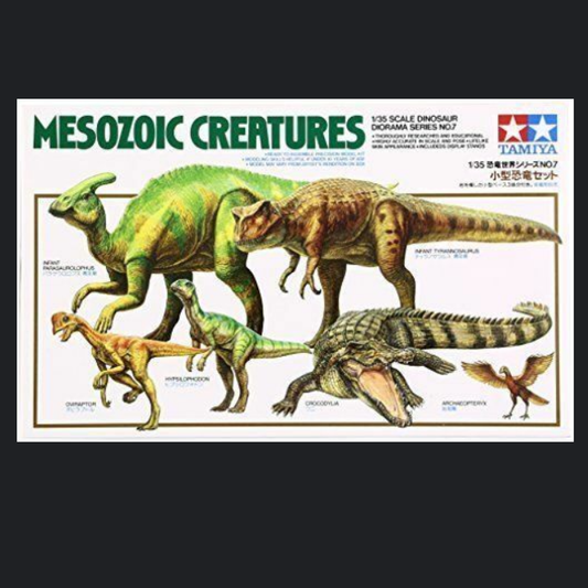 MESOZOIC CREATURES SET  - Tamiya...