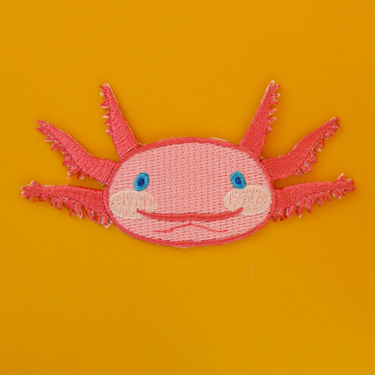 Axolotl Iron On Patch