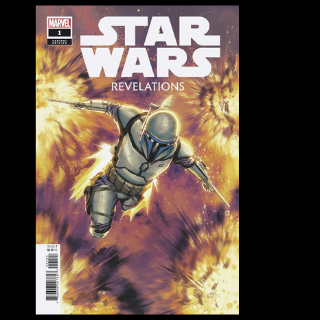 Star Wars Revelations #1 from Marvel Comics written by Ethan Sacks, Greg Pak, Marc Bernadin, Cavan Scott with art by David Baldeon, Salvador Larroca, Marika Cresta and Chris Cross, and variant Rafael De Latorre cover art