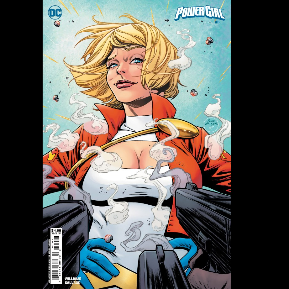 Power Girl #6 from DC comics written by Leah Williams with art by Marguerite Sauvage.