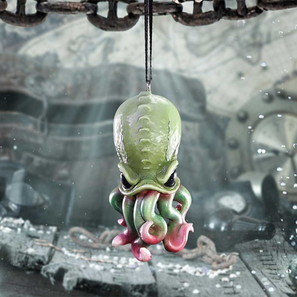 Cthulhu Hanging Ornament by Nemesis Now. A wonderful little Cthulhu for you to hang in your house, on your Halloween or Christmas tree or as a gift for a Lovecraft fan. 