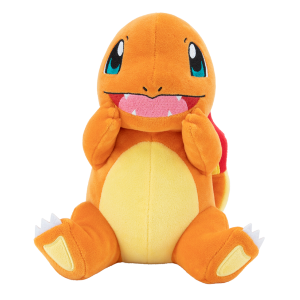 Charmander 8" Sitting Grinning Pokémon Plushie