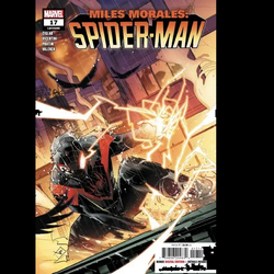 Miles Morales: Spider-Man #17 from Marvel Comics written by Cody Ziglar with art by Federico Vicentini. Spider-Man needs rest. New York City needs to heal. But the most dangerous super villain in Spidey's history needs Miles Morales to die. 