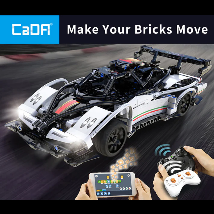 RC Z Wind Super Car - Cada Bricks