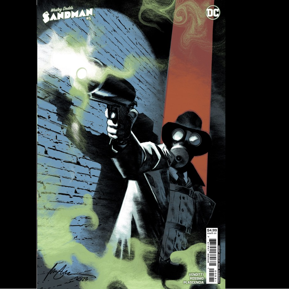 Wesley Dodds: The Sandman #5 from DC Comics written by Robert Venditti with art by Riley Rossmo. 