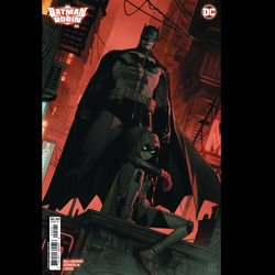 Batman And Robin #5 by DC comics written by Joshua Williamson with art by Simone Di Meo and cover art variant B.