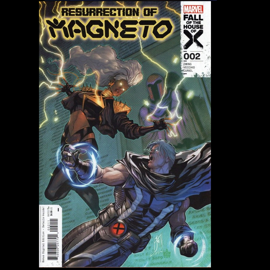 Resurrection of Magneto #2 from Marvel Comics by Al Ewing with art by Luciano Vecchio.