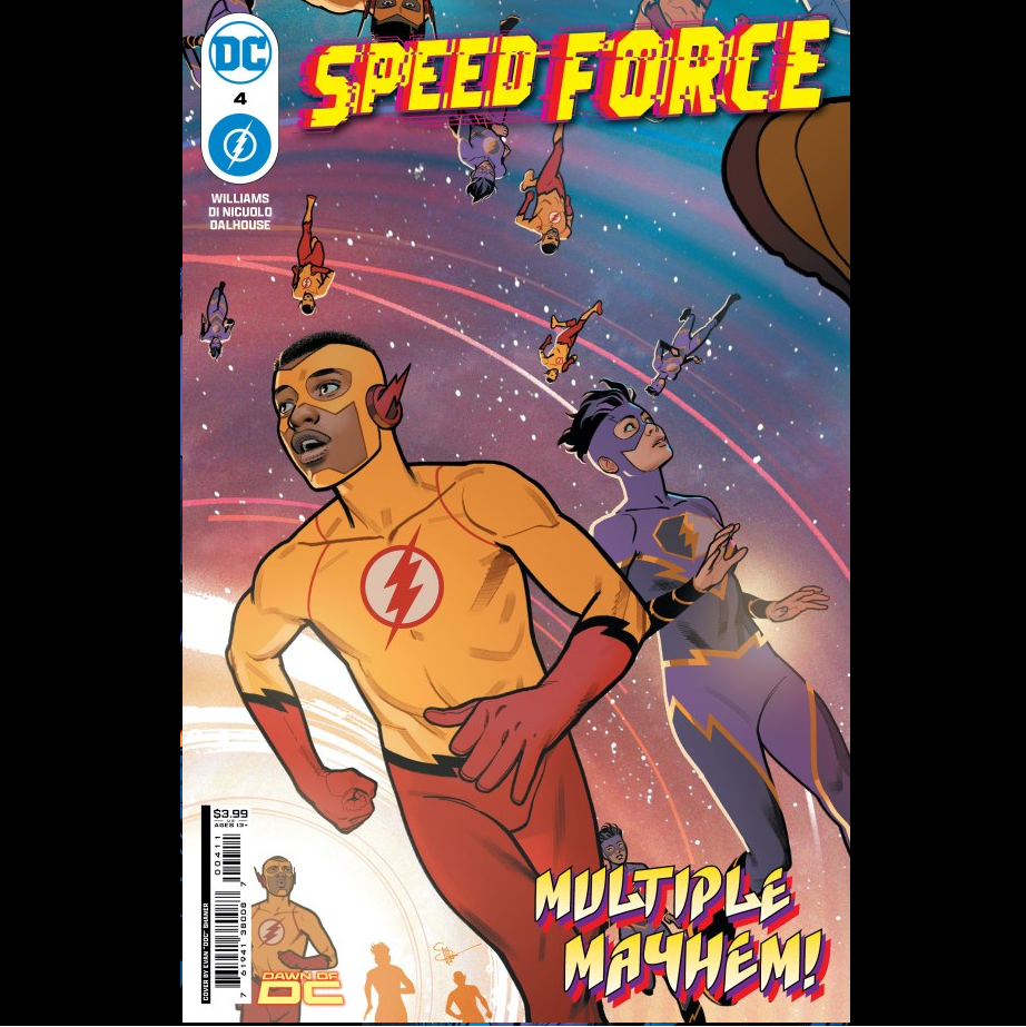 Speed Force #4 from DC written by Jarrett Williams with art by Deniele Di Nicuolo&nbsp; and variant cover art A.