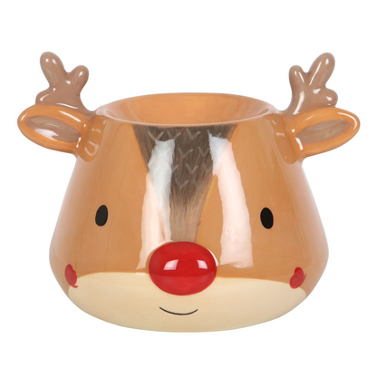 Reindeer Oil Burner. A cute reindeer face oil burner to bring festive fragrance to your home.