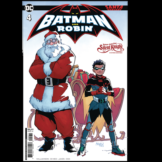 Batman And Robin Santa Claus Sil...