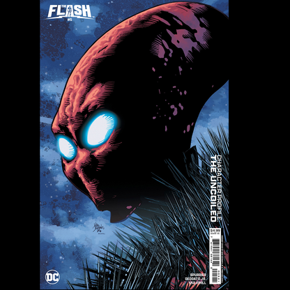 Flash #5  from DC comics written by Si Spurrier, art by Mike Deodato Jr with cover art variant B. Racing into a new era part three. As Wally West’s powers continue to evolve beyond his understanding, another confrontation with the Stillness makes the group wonder if they are here to protect Earth with the Flash, or from him. 