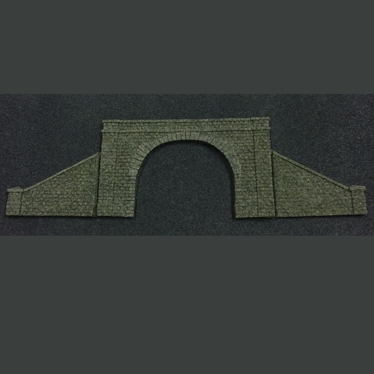 Double Tunnel Portal With Side Walls - OO Gauge - Javis