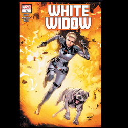 White Widow #4 from Marvel Comics by Sarah Gailey with art by Alessandro Miracolo. When Armament’s leader turns out to have ties to Yelena’s past, the fight gets personal. But will everything Yelena's learned about herself be enough to protect her present—and Idylhaven’s future?