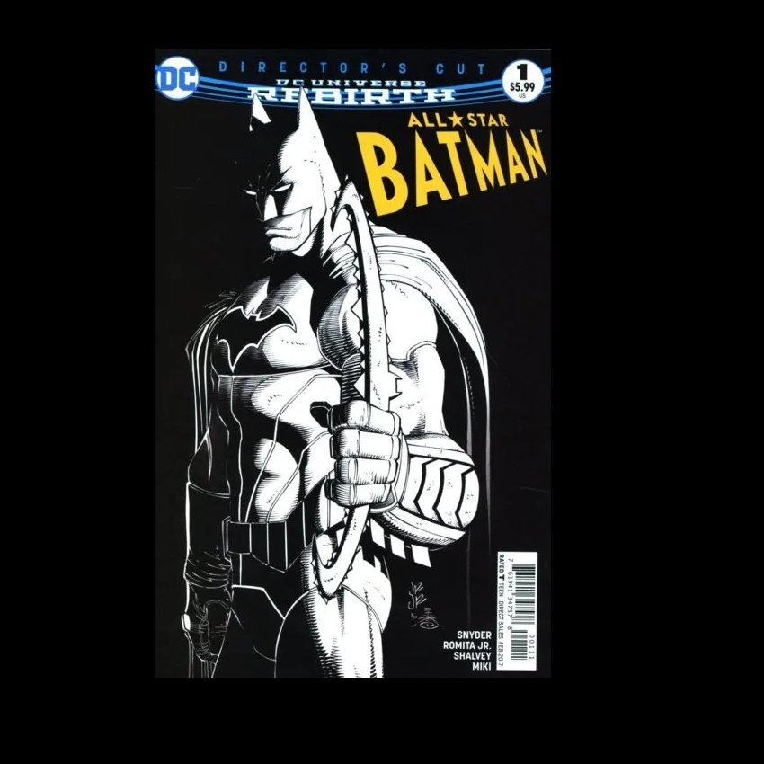 Directors Cut All-Star Batman #1 from DC comics by Scott Snyder with art by John Romita Jr.