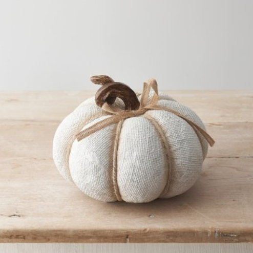 White Knit Look Pumpkin. A sophi...