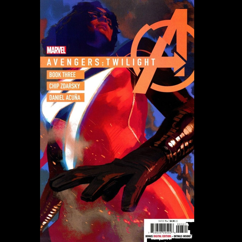 Avengers Twilight #3 from Marvel Comics written by Chip Zdarsky with art by Daniel Acuna.