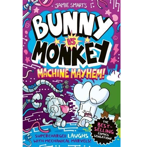 Bunny vs Monkey: Machine Mayhem - Paperback Comic Strip Graphic Novel