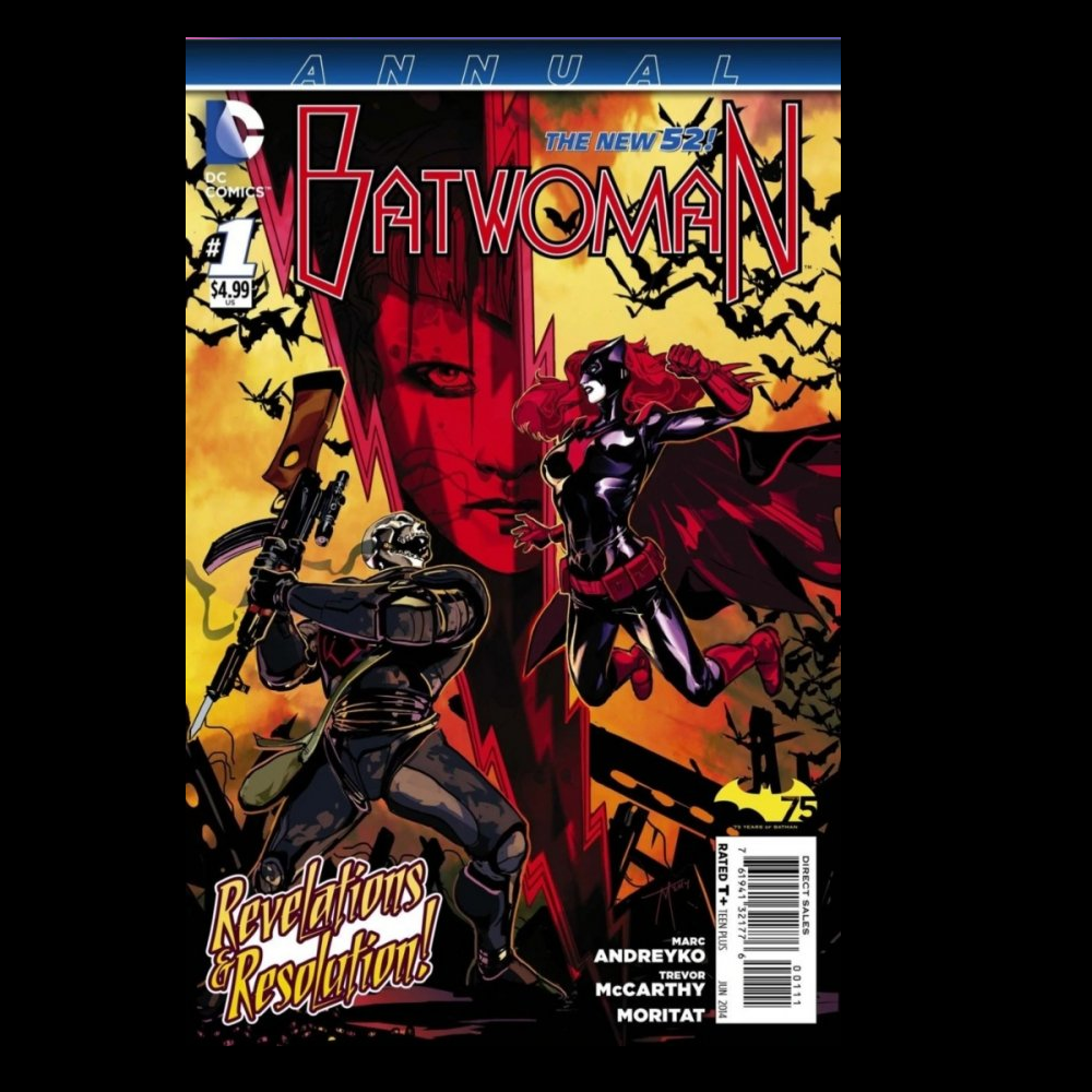 Batwoman Annual #1 from DC comics, written by Marc Andreyko with art by Trevor McCarthy.