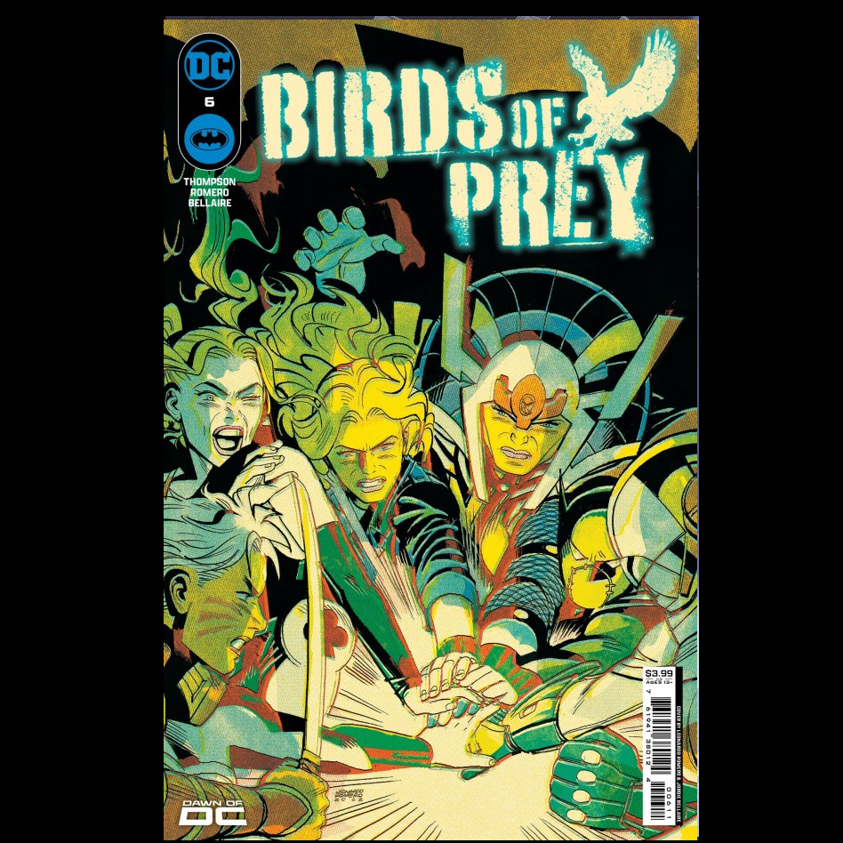 Birds of Prey #6 from DC comics written by Kelly Thompson with art by Leonardo Romero. It's all-out war on Themyscira as the team faces off against the mythical Megaera, can the Birds overcome this ancient evil?! Or will one of them have to pay the ultimate price...?&nbsp; &nbsp;&nbsp;