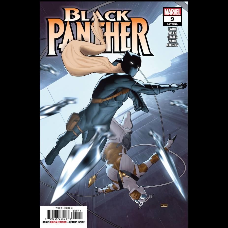 Black Panther #9 from Marvel Comics written by Eve L Ewing with art by Mack Chater.