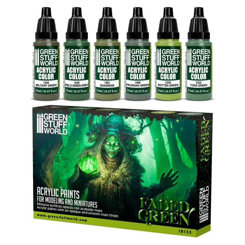 Faded Green Paint Set by Green Stuff World