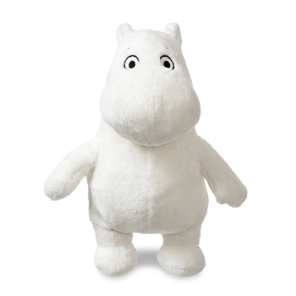 This charmingly collectible standing Moomin plush with embroidered eyes making a wonderful gift for young and old