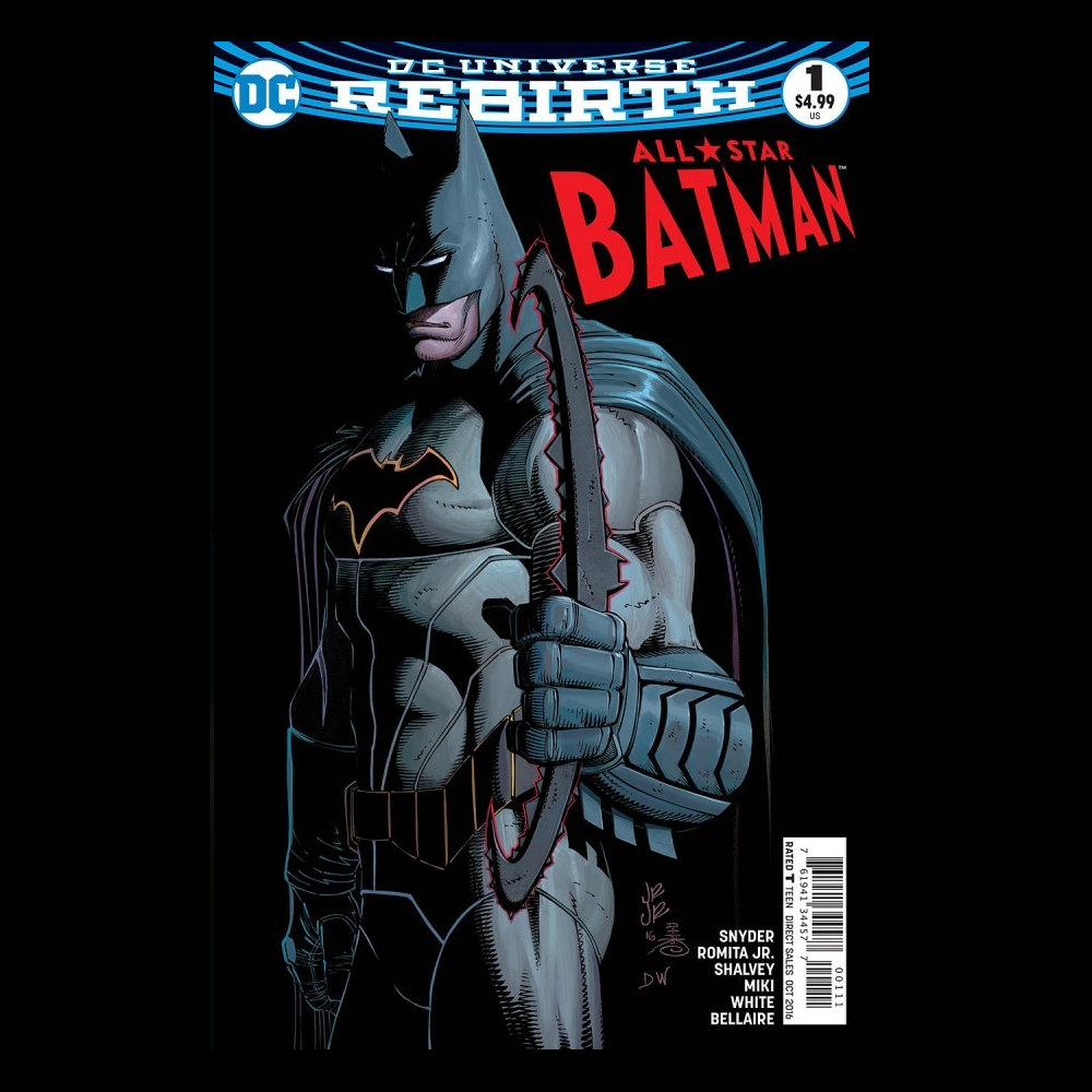 All-Star Batman #1 from DC comics by Scott Snyder with art by John Romita Jr.