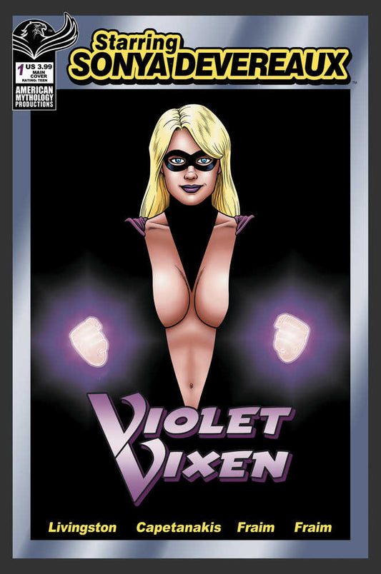 Starring Sonya Devereaux Violet Vixen Cover A Fraim (Mature)