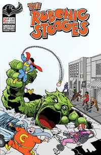 Robonic Stooges Fantastic Fools #2 Cover A Shanower