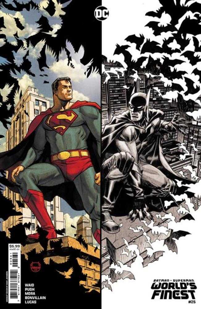 Batman Superman Worlds Finest #25 Cover D Dave Johnson Card Stock Variant