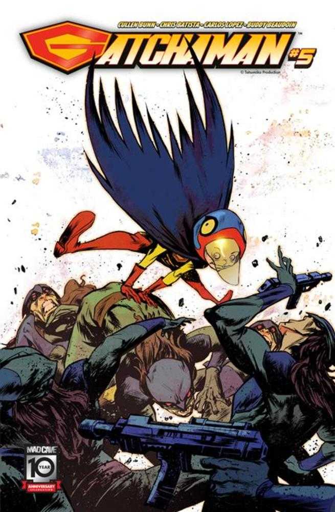 Gatchaman #5 Cover B Sanford Greene Connecting Cover Variant