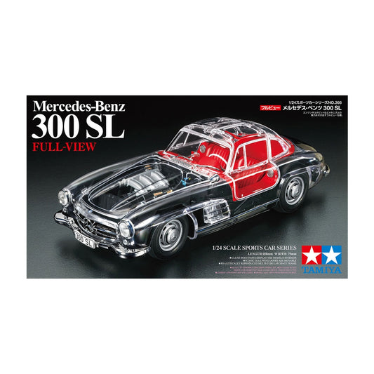 Full View Mercedes-Benz 300SL Tamiya 1/24 Scale Model Kit