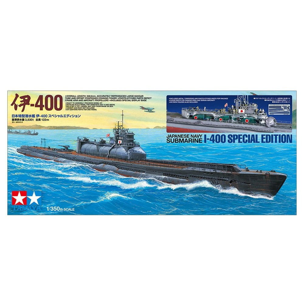 Japanese Navy Submarine I-400 Special Edition Tamiya 1/350 Scale