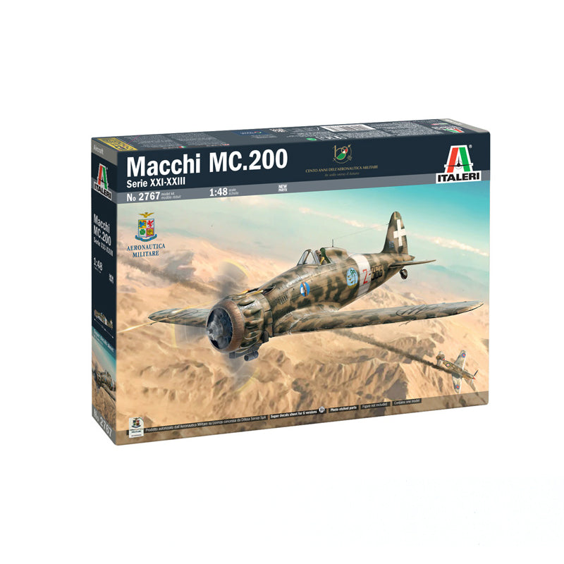 Macchi C.200 Serie XXI-XXIII - Italeri 1:48 Scale Model