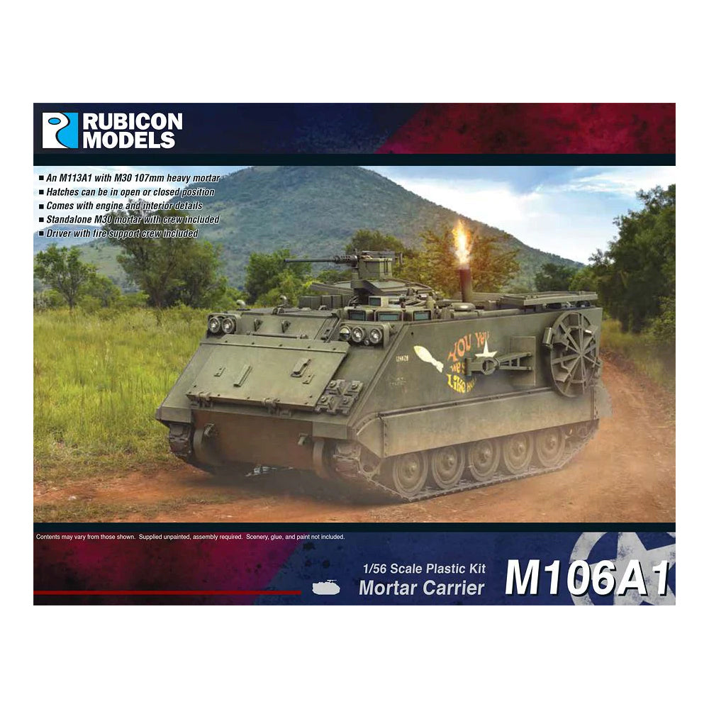 US M106A1 Mortar Carrier Tank (Rubicon 1/56 Kit)