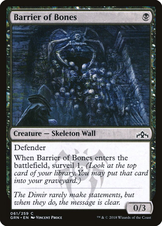 Barrier of Bones MTG Singles | G...