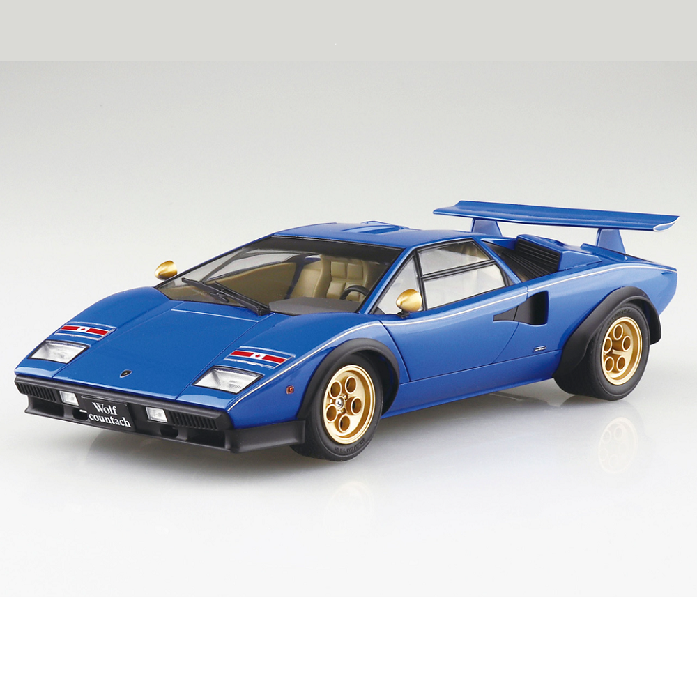 Lamborghini Countach Walter Wolf Version 2 - 1/24 - Aoshima scale model