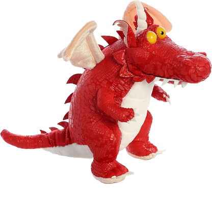 Room On The Broom Red Dragon. This beautiful plush dragon is based on the Julian Donaldson & Axel Scheffler story